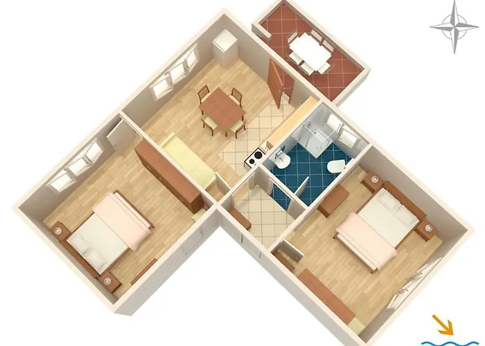 Family Friendly Seaside - 828 * אוגייאן